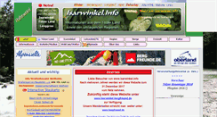 Desktop Screenshot of isarwinkel.info