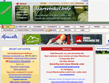 Tablet Screenshot of isarwinkel.info